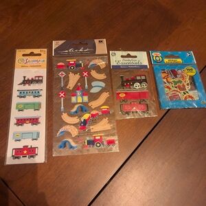 Train-Themed Sticker Set for Kids